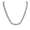 Image 3 : 33 ctw SI Certified Diamond Necklace 18K White Gold - REF-5280R2K