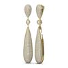 Image 2 : 7 ctw Diamond Earrings 18K Yellow Gold - REF-597G5W