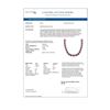 Image 4 : 71.85 ctw Ruby & VS/SI Certified Diamond Eternity Necklace 10k White Gold - REF-563G6W
