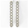 Image 2 : 4 ctw Diamond Designer Earrings 18K Yellow Gold - REF-308X3A