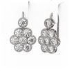 Image 3 : 4.32 ctw Diamond Designer Earrings 18K White Gold - REF-418K2Y