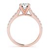 Image 3 : 1.83 ctw Certified VS/SI Diamond 2pc Wedding Set 14k Rose Gold - REF-327X3A