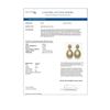 Image 4 : 2 ctw Diamond Earrings 18K Yellow Gold - REF-254K4Y