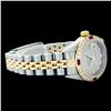 Image 2 : Rolex Men's Two Tone 14K Gold/SS, QuickSet, Diam Dial & Diam/Ruby Bezel