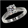 Image 2 : 1.50 ctw Certified Quality Diamond Engagment Ring 10k White Gold - REF-236W3H