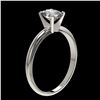 Image 3 : 1 ctw Certified VS/SI Quality Oval Diamond Solitaire Ring 10k White Gold - REF-243W2H