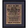 Image 1 : 7/4/1879 Framed Baseball Broadside Advertisement