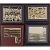 Image 1 : 1910s Framed Baseball Newspaper Window Photos w/ Babe Ruth & Ty Cobb (4)