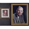 Image 1 : Framed Bill Dickey Original Oil Painting That Hung in His House with Additional Framed Dickey Poitra