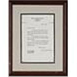 4/8/1940 Herbert Hoover TLS To Bill Dickey (JSA)