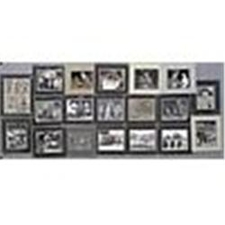 Lot of Bill Dickey Personal Matted Photos w/ Some Autographed (38) (JSA)