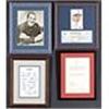 Image 1 : Lot of Four Framed Autographed Items That Hung in Bill Dickey's House w/ Dizzy Dean & Bill Terry (4)