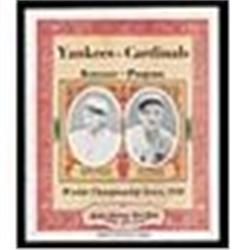 1928 NY Yankees World Series Program