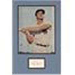 Roger Maris Signed Cut with Photo (JSA)