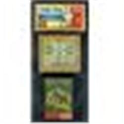 Framed Vintage Baseball Board Games Lot (3)