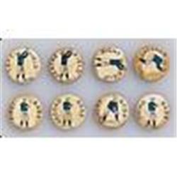 1896 PD1 Position Pin Lot W.F. Miller (8)