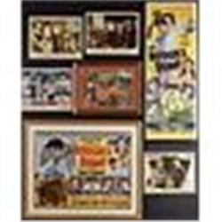 1920s-1950s Framed Lot of Baseball Themed Movie Posters And Lobby Cards (7)