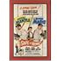 1962 Framed Mantle & Maris "Safe At Home" Original One Sheet Movie Poster