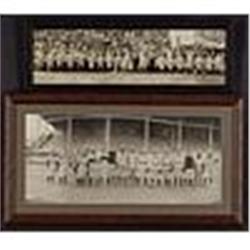 Framed Baseball Team Photos w/ 1910s Princeton & 1922 Southern League Mobile Bears (2)