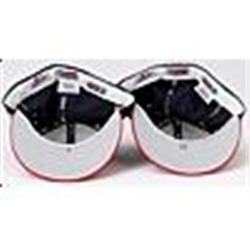 7/4/2004 J.D. Drew & Chipper Jones Game-Used Braves Caps (2)