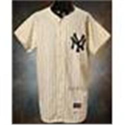 1961 "Bullet" Bob Turley New York Yankees Game-Used & Autographed Home Pinstripe Flannel Jersey (JSA
