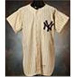 1955 Frank Crosetti New York Yankees Coaches Worn Home Flannel Jersey