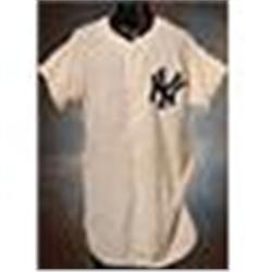 1959 Tony Kubek New York Yankees Game-Used Home Pinstripe Flannel Jersey