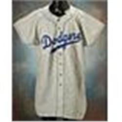 1954-55 Ed Roebuck Brooklyn Dodgers Game-Used Road Flannel Jersey