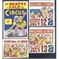 1940s-1950s Clown Circus Poster Lot (4)