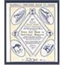 Early 1910s Uniform Advertisement Depicting Cobb, Mathewson, Evers (Exceedingly Rare)