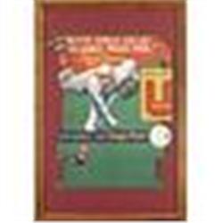 Rare Circa 1934 Framed Grape Nuts Dizzy Dean Die-Cut Cardboard Display