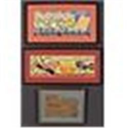 1930s-1940s Framed Bill Terry, Bob Feller & Gillette World Series Vintage Advertisements (3)