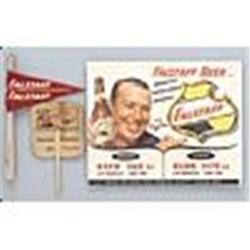 1950s Falstaff Beer Advertising Lot w/ Dizzy Dean (3)