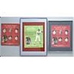 Circa 1960 Framed Duke Snider & Two Brooklyn Dodgers Cooper Tires Advertising Signs (3)