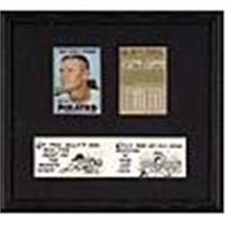 1967 Framed Billy O'Dell Original Topps Artwork & Baseball Card