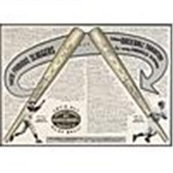 1970s Framed H&B Store Display Advertisement w/ Pete Rose & Rod Carew