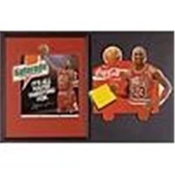 1990s Michael Jordan Gatorade & Coca-Cola Die-Cut Cardboard Displays (2)