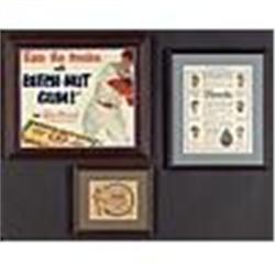 1910s-1950s Framed Tobacco & Cola Advertising Lot w/ Hughie Jennings & Christy Mathewson (3)