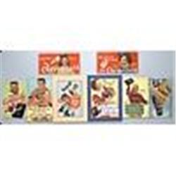 1930s-1940s Lot of Eight Chesterfield & Granger Sports-Themed Advertising Signs (8)
