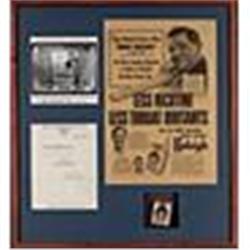 1946 Framed Raleigh Cigarros Babe Ruth Shadowbox Display
