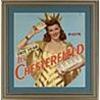Image 1 : 1941 Chesterfield Miss America Cardboard Advertising Sign