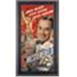 1947 Framed Chesterfield Bob Hope Cardboard Advertising Sign