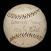 Image 1 : 11/28/1934 Tour of Japan Autographed Baseball with Ruth, Gehrig & Foxx (JSA)