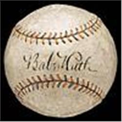 Babe Ruth Single Signed Home Run Special Baseball (JSA)