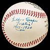 Image 1 : Wilbur Cooper Single-Signed Baseball (JSA)