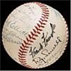 1944 Pittsburgh Pirates Team Signed Baseball w/ Frankie Frisch (JSA)