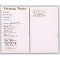 1931 Pittsburgh Pirates Team Autographed Sheet (JSA)