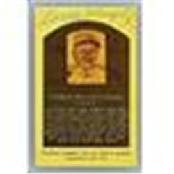 Casey Stengel Autographed HOF Plaque (JSA)