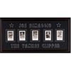 1993 Framed Joe DiMaggio Autographed Run of Pinnacle Baseball Cards (JSA)