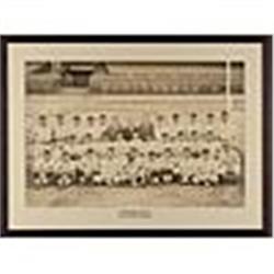 Framed 1925 Pittsburgh Pirates World Champions Photo